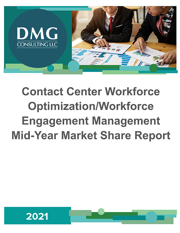 2021 Workforce Optimization / Workforce Engagement Management Mid-Year Market Share Report cover