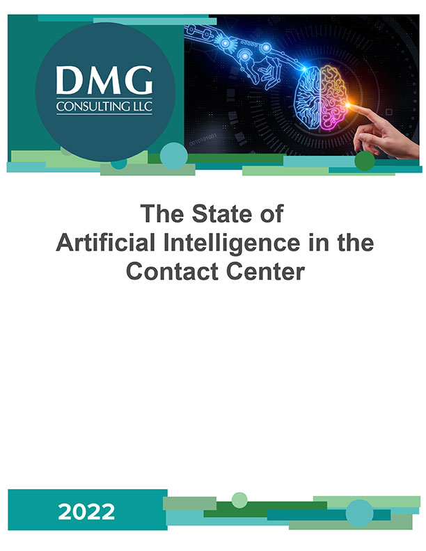 The State of Artificial Intelligence in Contact Centers cover