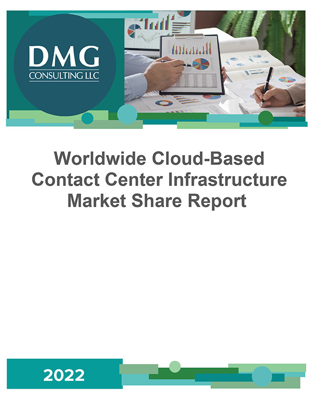 2022 Worldwide Cloud-Based Contact Center Infrastructure Market Share Report cover