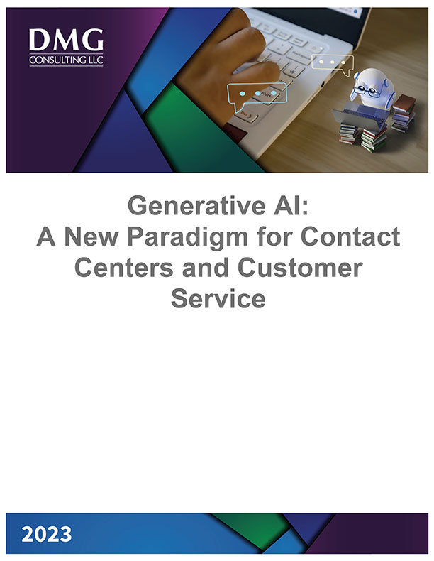 Generative AI: A New Paradigm for Contact Centers and Customer Service cover